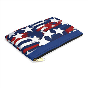 Patriotic Waves Accessory Pouch