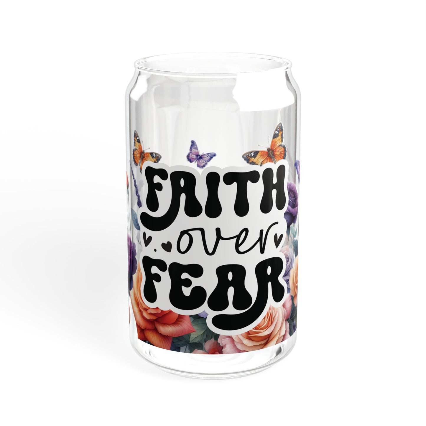 Faith Always Sipper Glass, 16oz