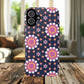 Midnight Mandala Bloom Tough iPhone Magnetic Case, Vibrant Design for Protection, Gift for Her, Trendy Accessory, Floral MagSafe iPhone Cover, Birthday, & Everyday Use