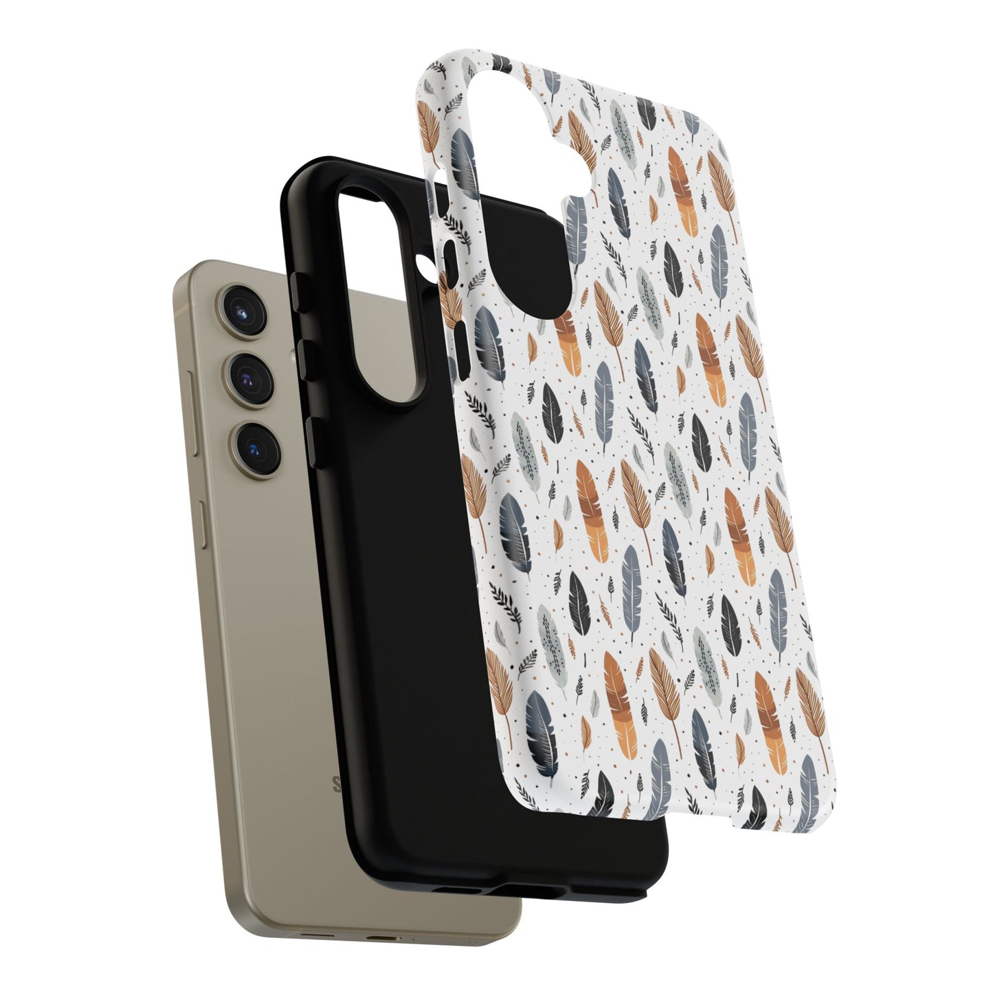 Whispering Feathers iPhone, Samsung and Google Tough Cases