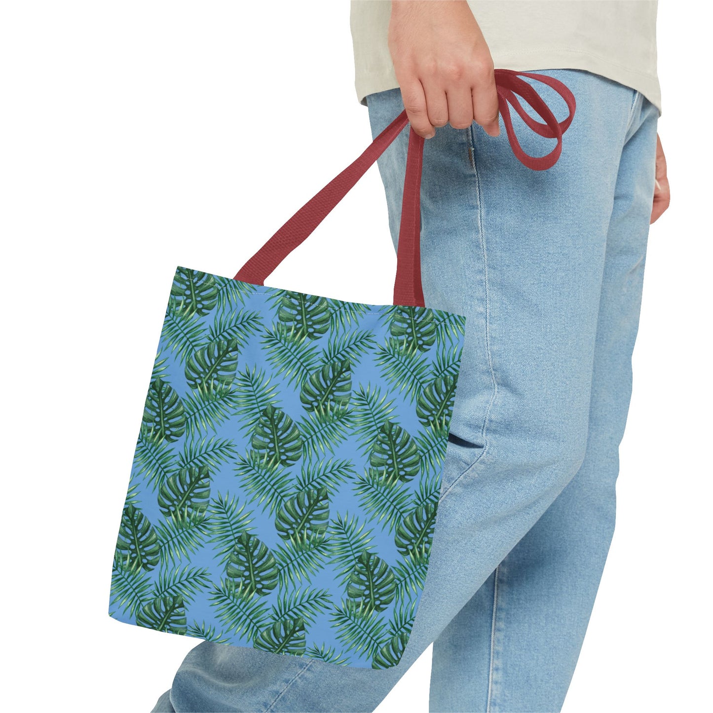 Blue Tropical Bliss Tote Bag