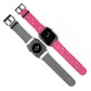 Pink Bow Coquette Watch Band ONLY — Cute Ribbon-Stripes Apple Watch Strap