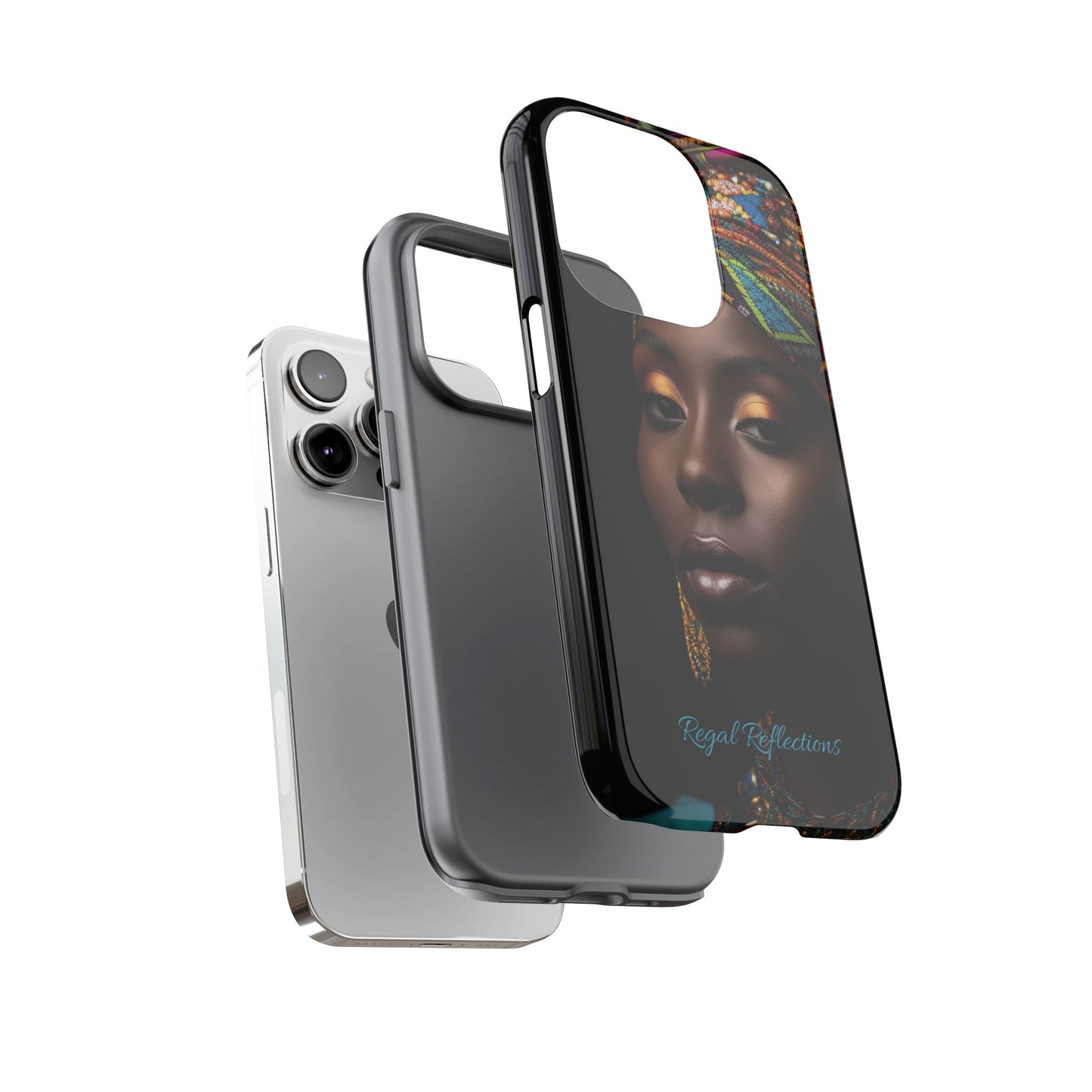 Regal Reflections: African Majesty iPhone, Samsung and Google Tough Phone Cases.