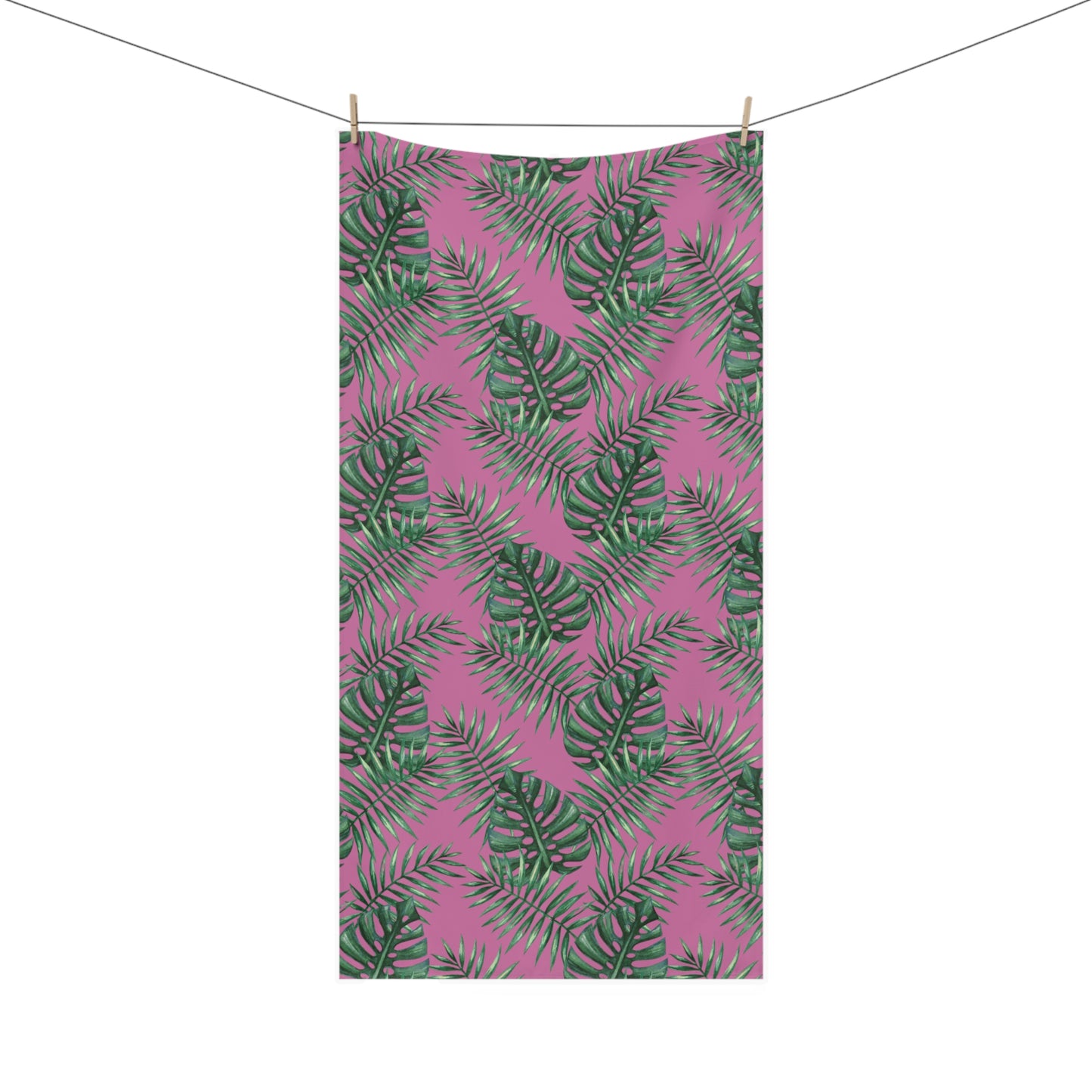 Tropical Bliss Pink Mink-Cotton Towel