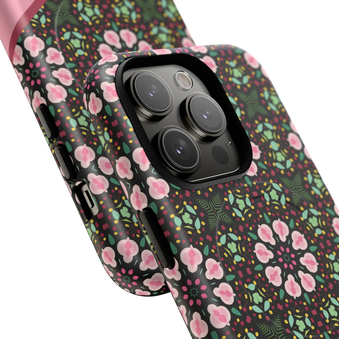 Personalized Twilight Petal Tapestry Floral Tough Magnetic MagSafe® iPhone Case, Durable iPhone Protector, Unique Gift for Her, Stylish Tech Accessories.