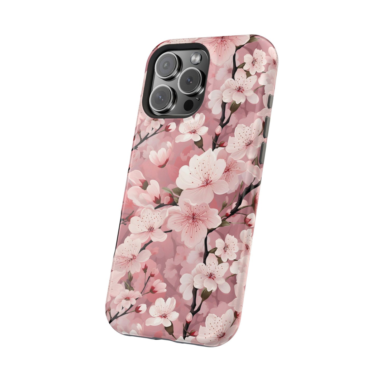 Cherry Blossom Magnetic Tough iPhone Cases