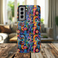 Psychedelic Visions Vibrant Art iPhone and Samsung Phone Case - Stylish Tough Case for Artists & Creatives.