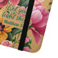 Floral Scripture Flip Case — "Let Your Light Shine" Wallet Phone Cover (Matthew 5:16)