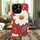 Floral Fusion Tough Magnetic Phone Case | Flower Design, Durable Protective Cover, Gift for Her, Spring Style, Unique Phone Accessory.