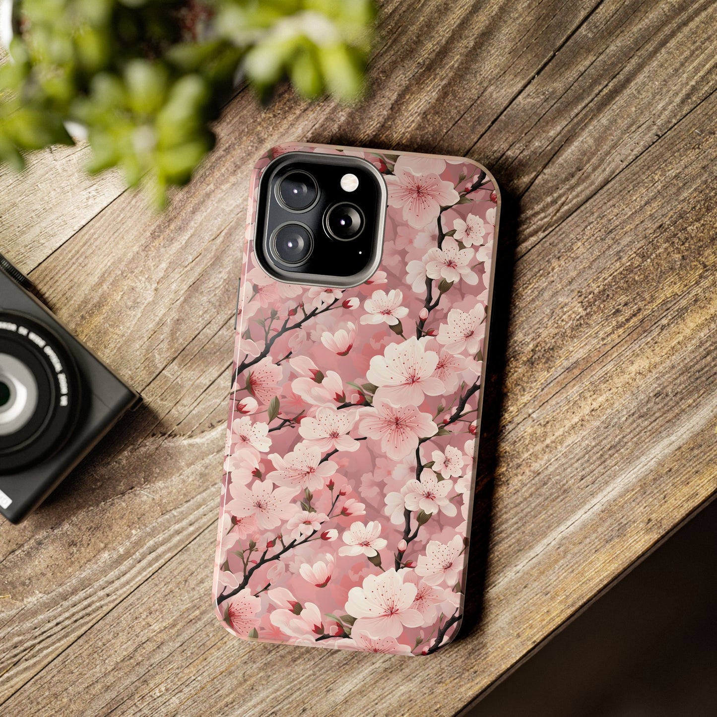 Cherry Blossom iPhone and Samsung Tough Phone Cases