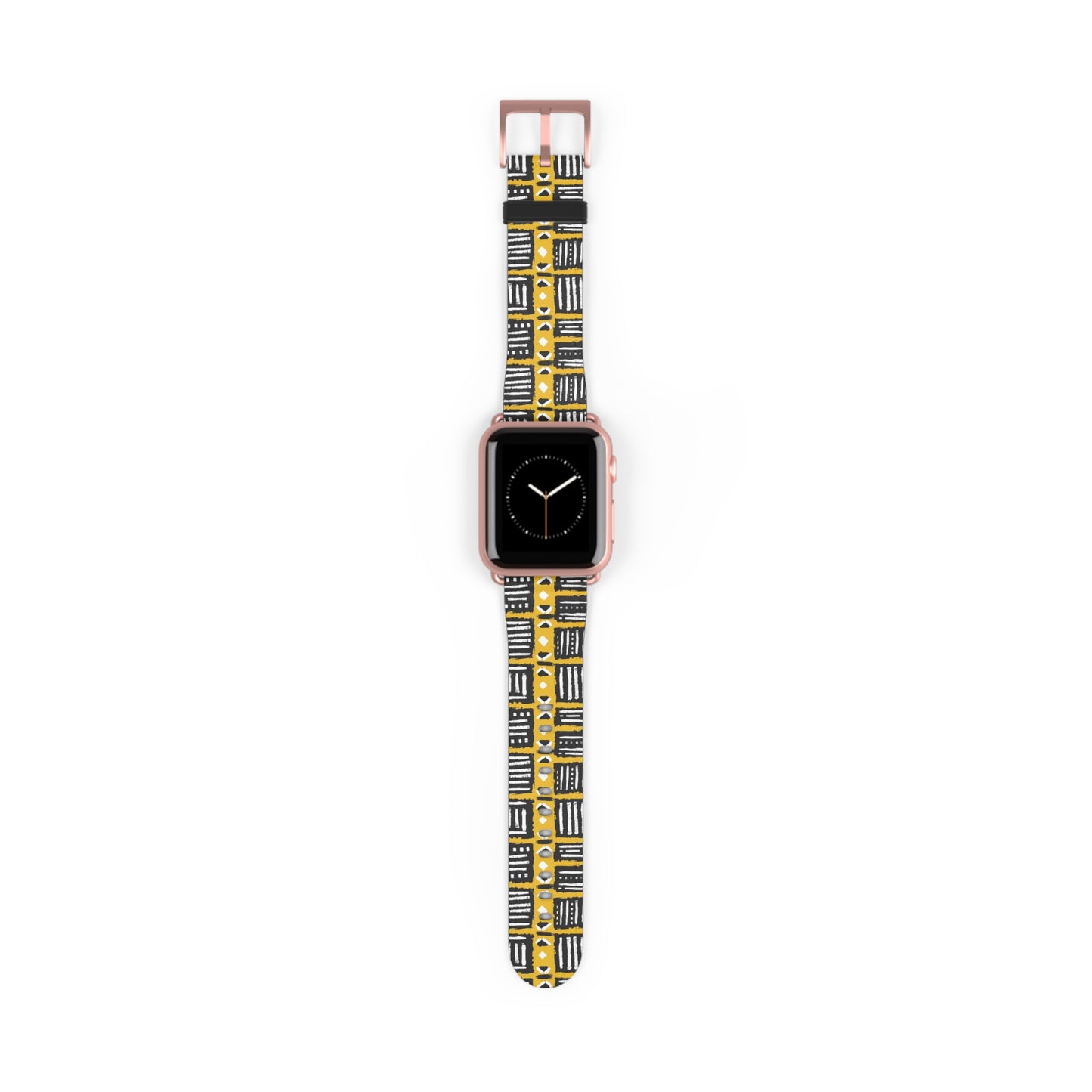 Tribal Vibes Stylish Abstract Print Watch Band - Unique Accessory for Fashion Lovers.