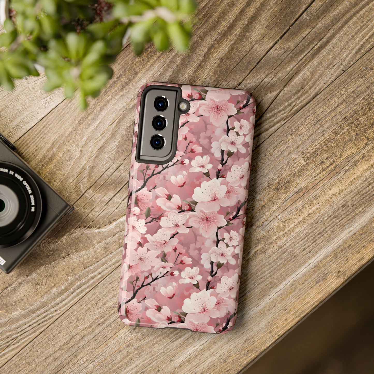 Cherry Blossom iPhone and Samsung Tough Phone Cases