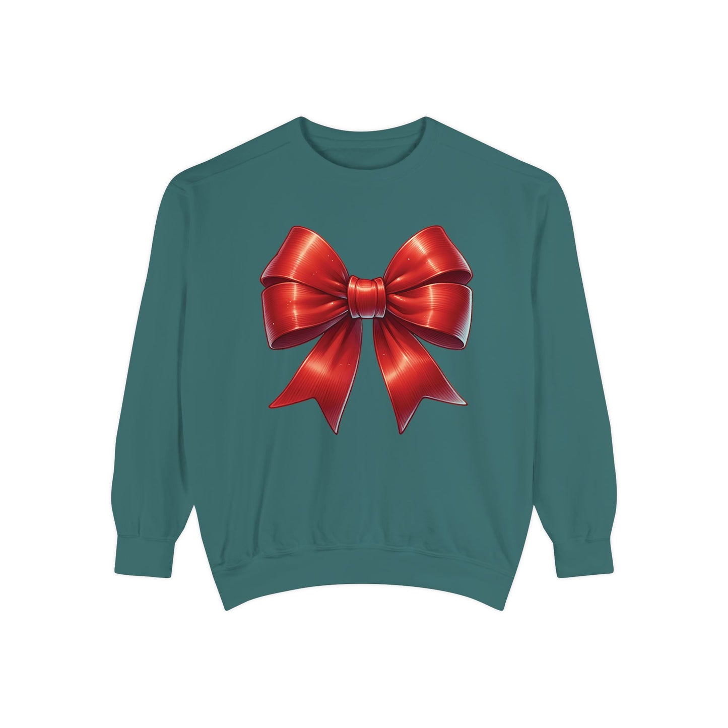 Bow Charm Valentines Unisex Comfort Colors Garment-Dyed Sweatshirt