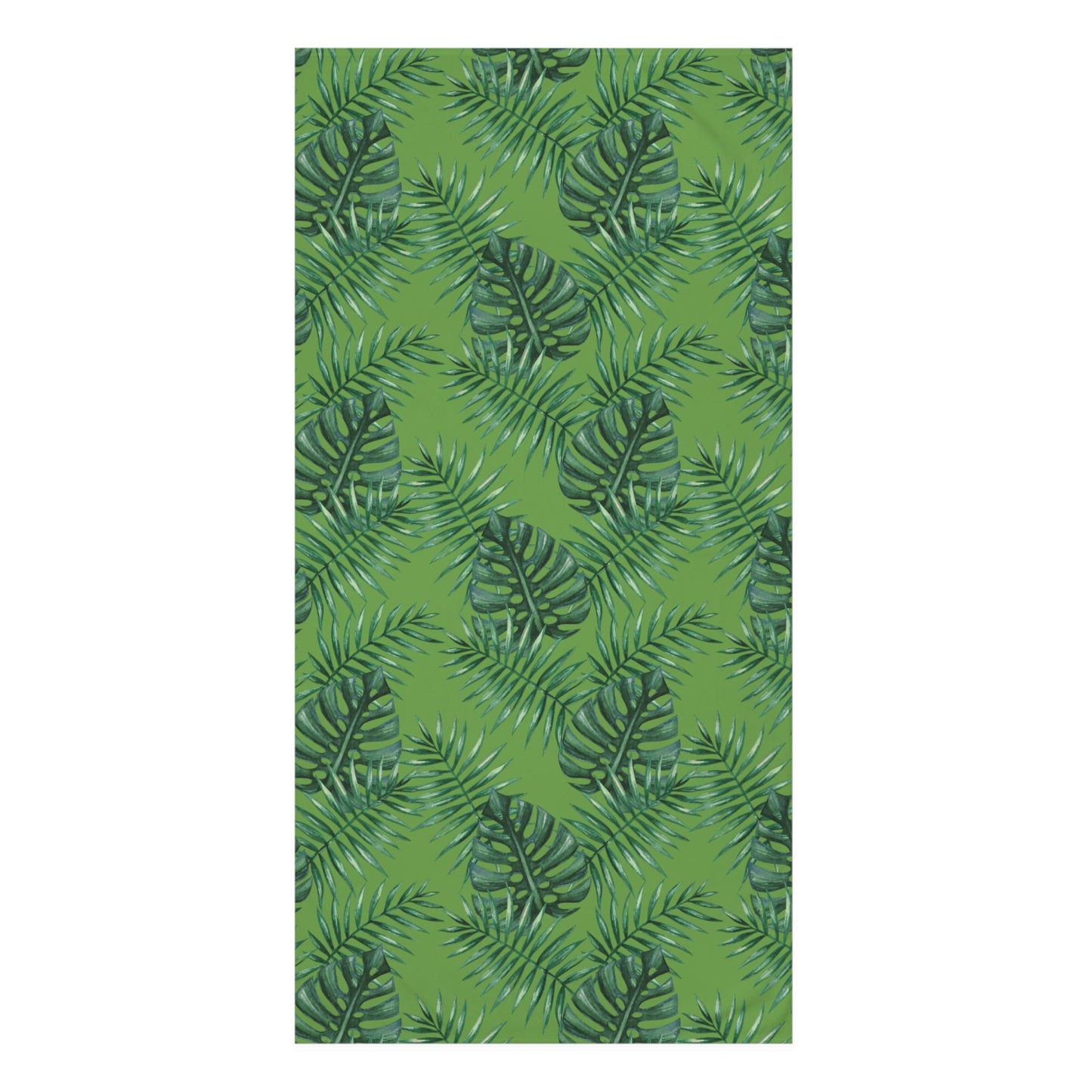 Tropical Bliss Green Mink-Cotton Towel