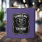 Father's Day Stainless Steel Flask - World's Greatest Dad Gift, Personalized Hip Flask, Groomsmen Gift, Engraved Drinkware
