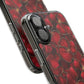 Velvet Petal Noir Floral Petal Clear Impact-Resistant iPhone and Samsung Case.