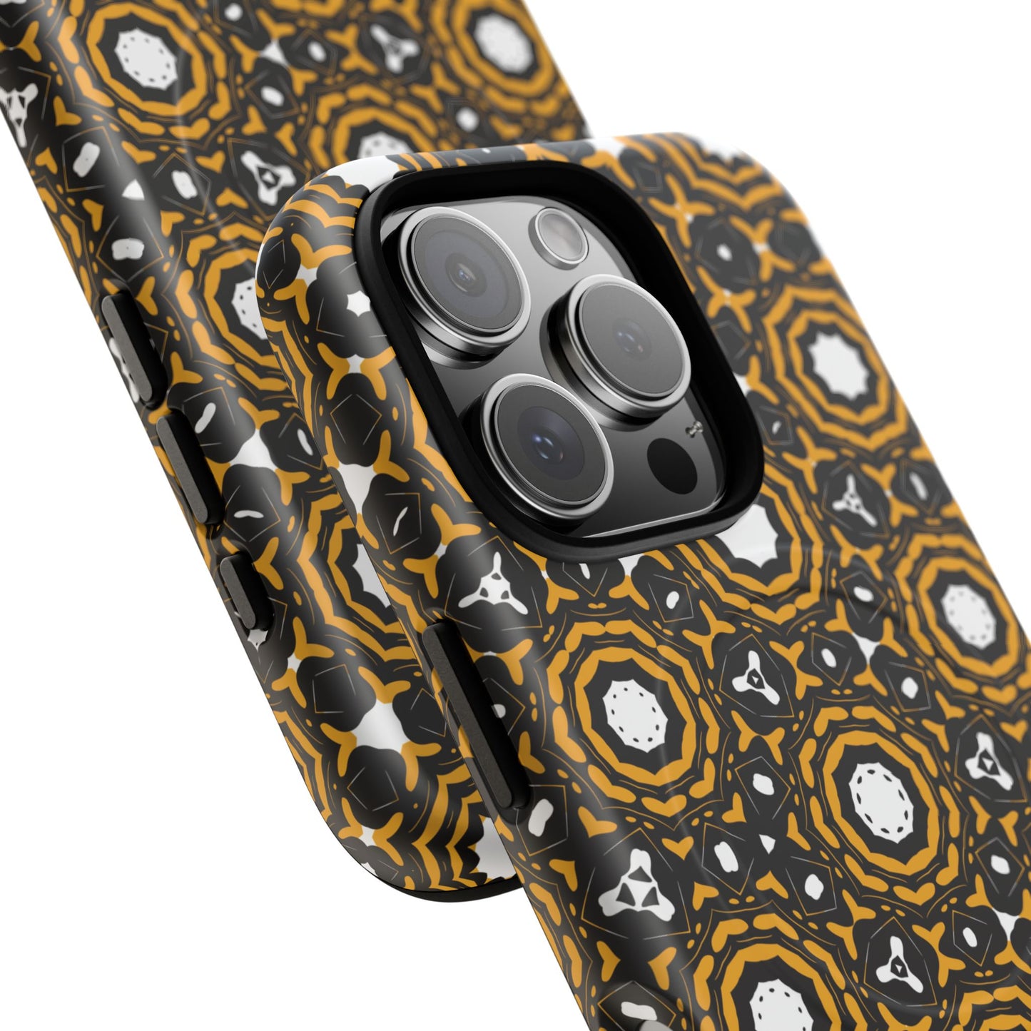 Stylish Tough Magnetic Phone Case, Unique Pattern Phone Cover, Durable Magnetic Case, Trendy Tech Accessories, Gift for Phone Lovers