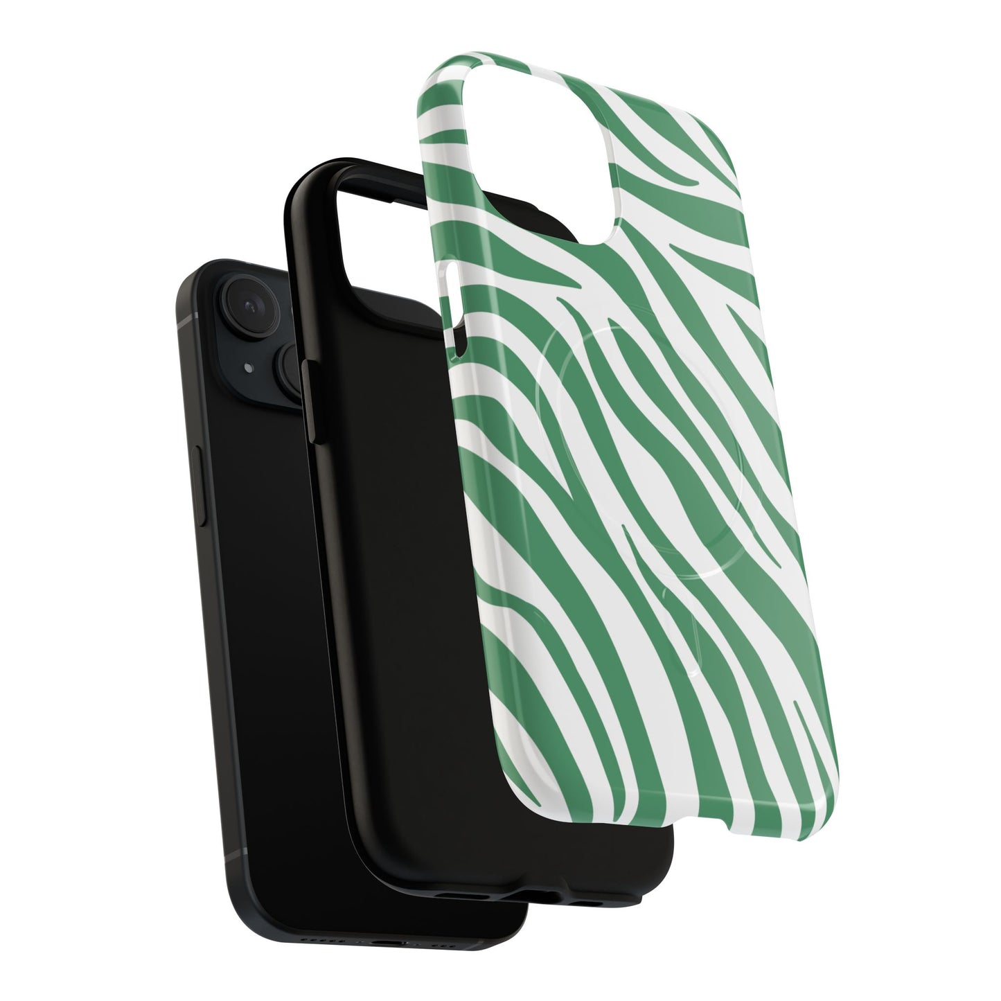 Trendy Zebra Print iPhone Case, Stylish Tough Magnetic Case for iPhone, Animal Print Accessory, Unique iPhone Cover, Gift for Animal Lovers