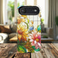 Floral Stained Glass Reverie Tough iPhone Magnetic Case, iPhone Cover, Protective Case, Flower Design, Gift for Her, Nature Lover