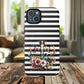Striped in His Glory iPhone Case, Tough Magnetic Phone Protector, MagSafe iPhone Cover, Durable Case for Everyday Use, Gift for Nature Lovers, Vibrant Design.