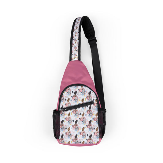 Study Chic Chest Bag, Cross Body Sling Bag, Chest Bag, Crossbody Backpack, Travel Bag