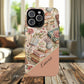 Persoonalized Vintage Book Lover's Tough Magnetic iPhone Case, Literary Gifts, Floral Design, Bookish Aesthetic, Unique Gift for Readers, Protective Case