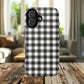 Black and White Gingham Phone Case, Tough Magnetic Cases, Stylish Phone Cover, Gift for Her, Trendy Phone Accessory, Checkered Print