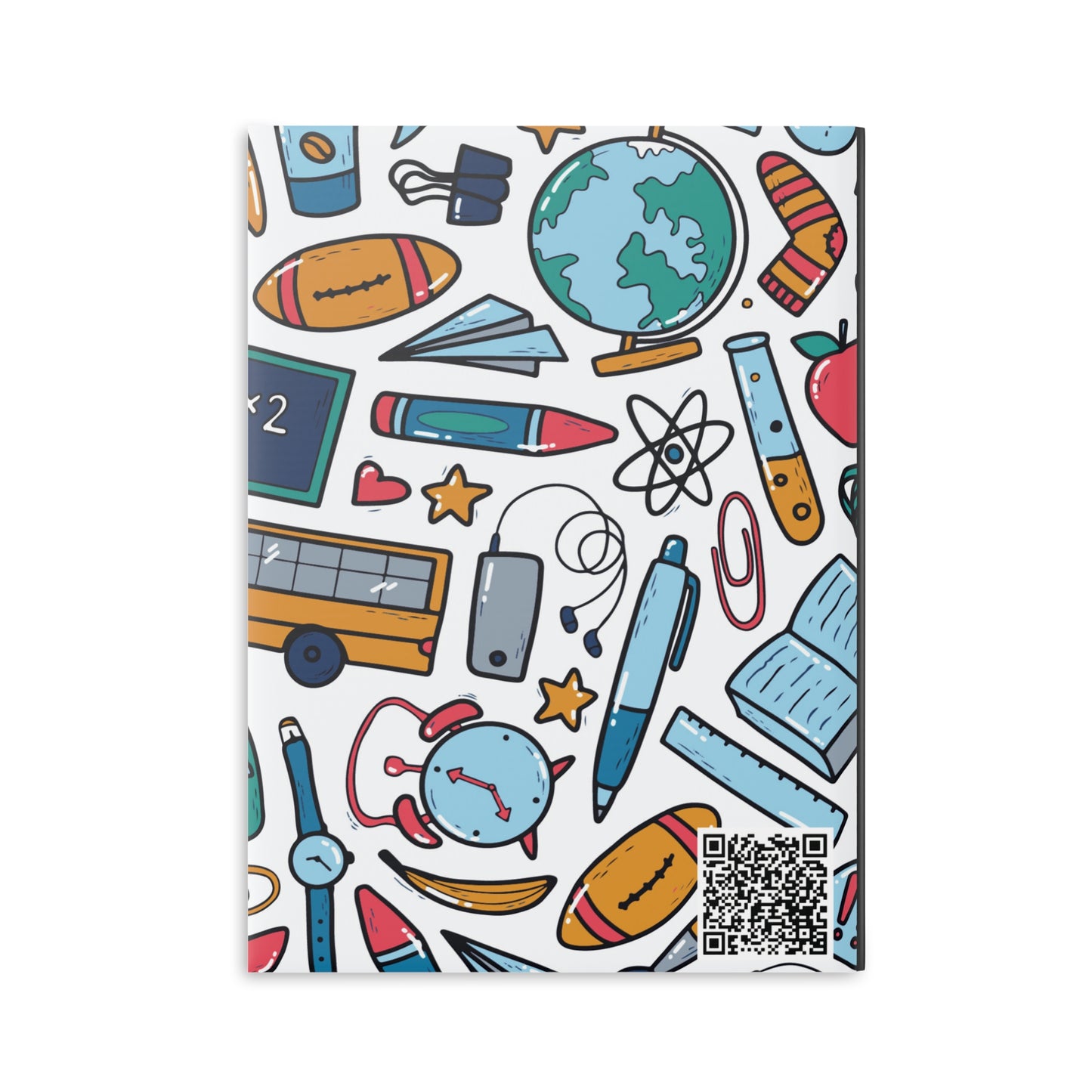 Black School Doodles A Hardcover Notebook (PY)