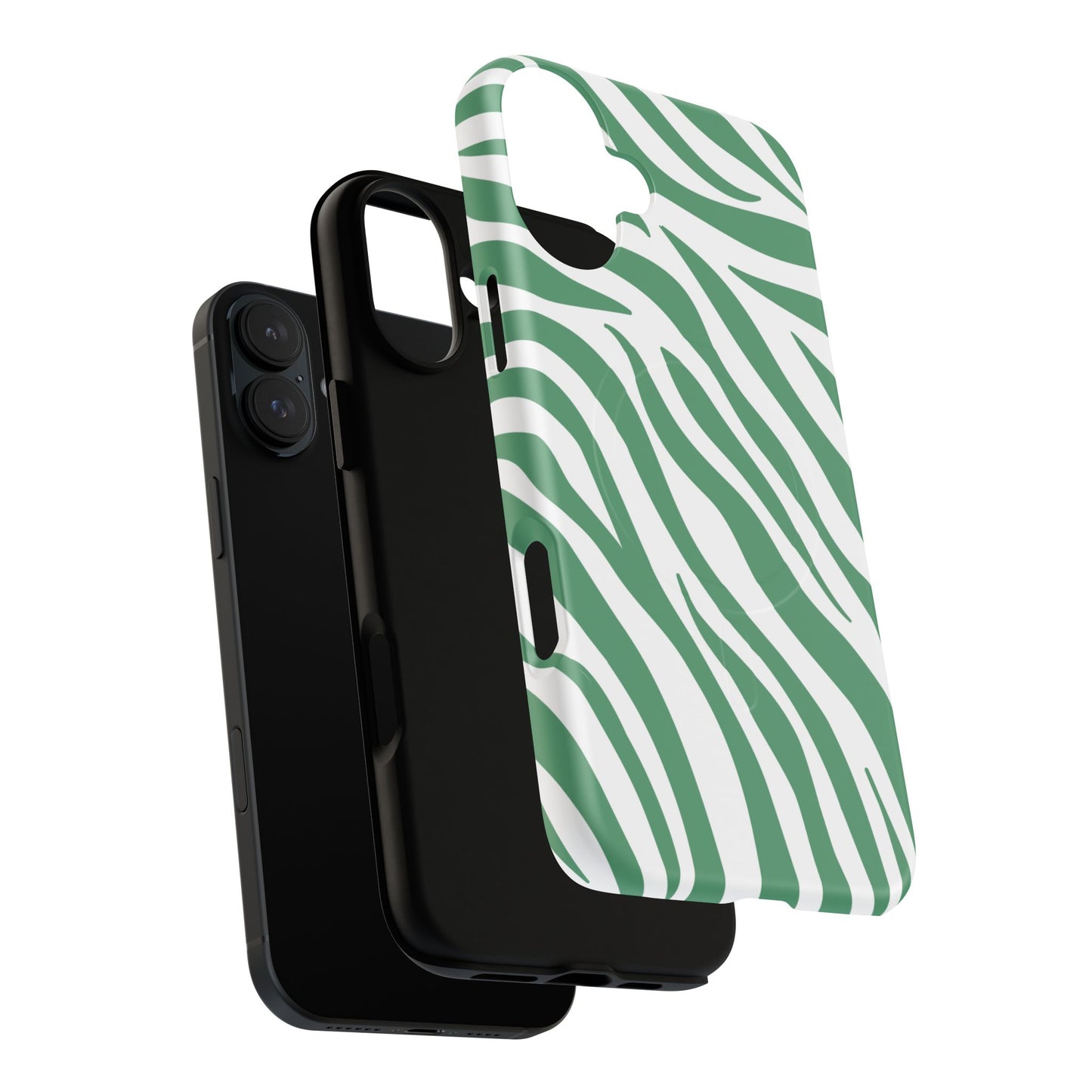 Trendy Zebra Print iPhone Case, Stylish Tough Magnetic Case for iPhone, Animal Print Accessory, Unique iPhone Cover, Gift for Animal Lovers