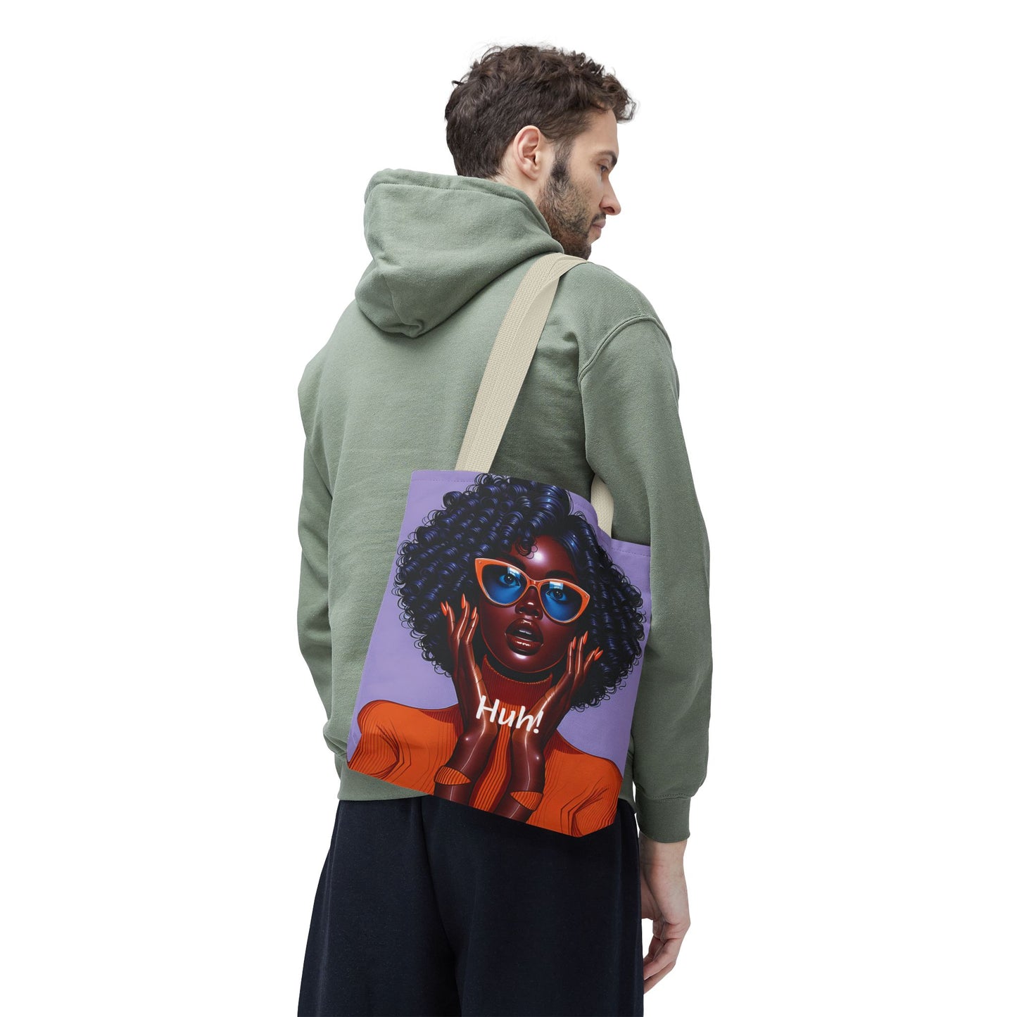 Afro Luxe Glow Tote Bag