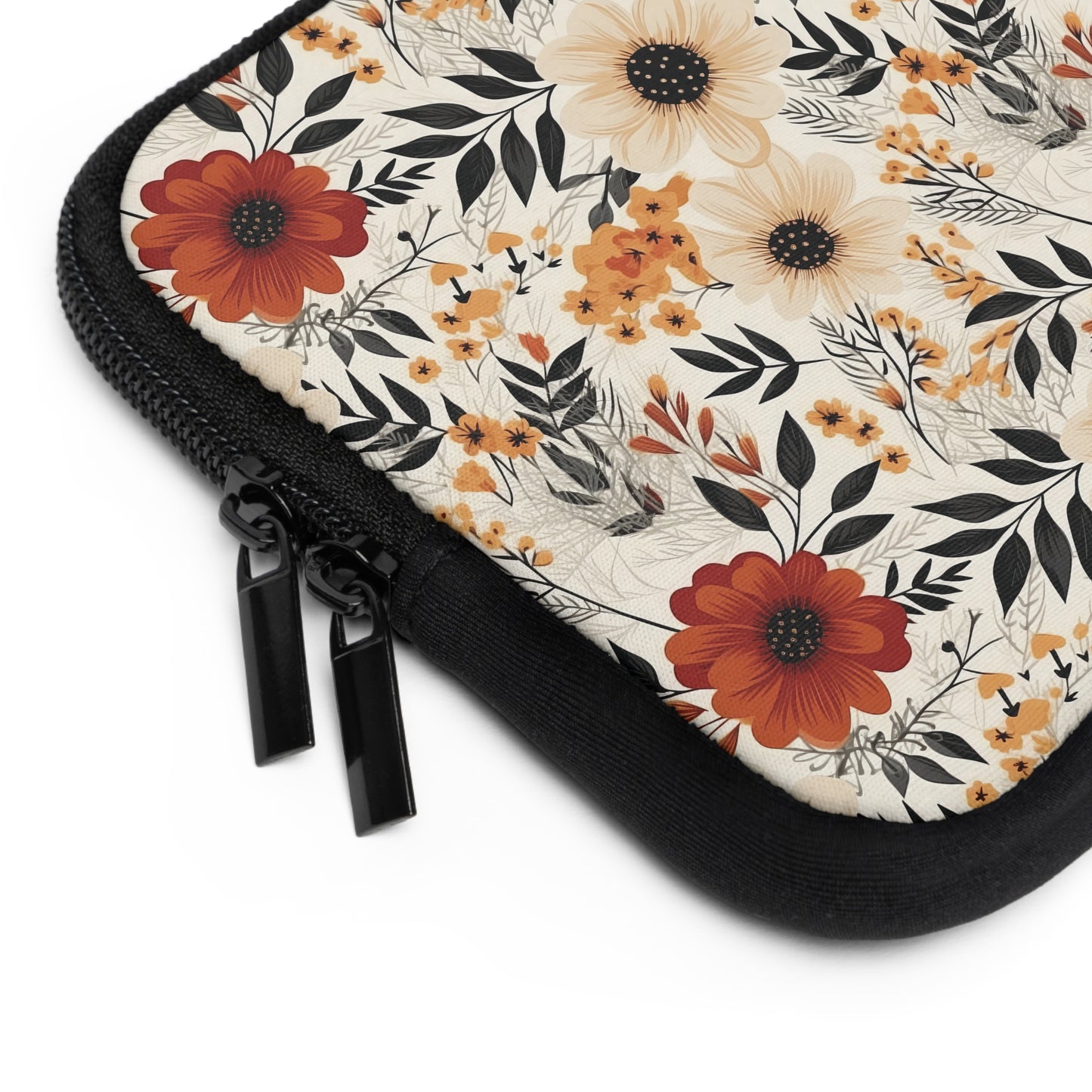 Boho Chic Floral Laptop Sleeve