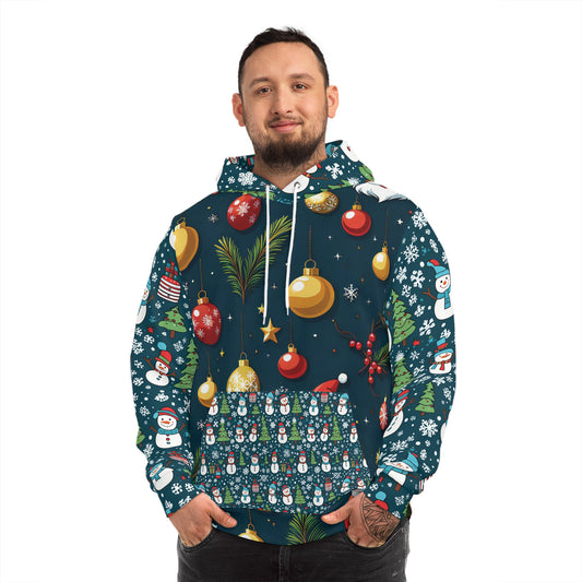 That Ugly Christmas Fashion Hoodie with All-Over Print - Unisex Medium Heavy Fabric