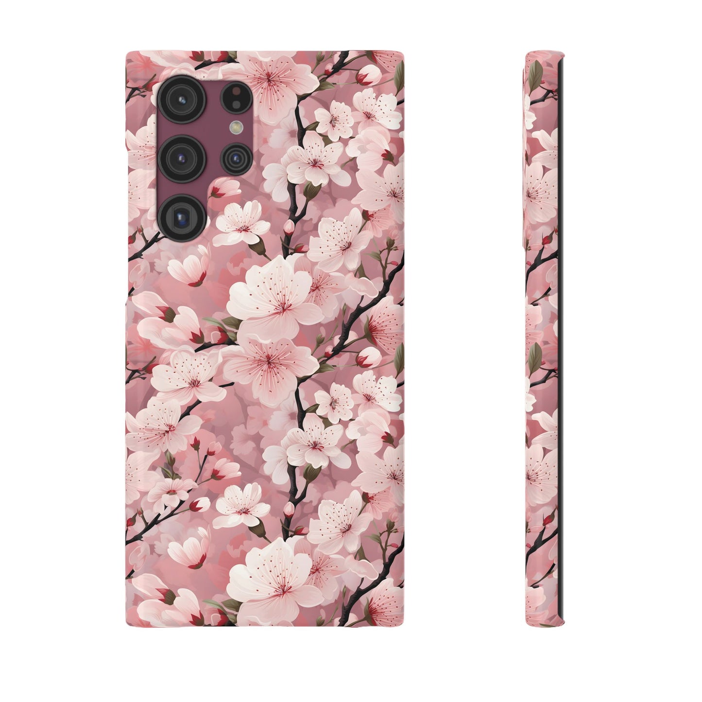 Cherry Blossom Slim Phone Cases for iPhone and Samsung