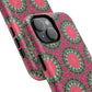 Floral KaleidoBloom iPhone Case, Tough Magnetic Cases, Floral iPhone Cover, Stylish Tech Accessory, Durable Design, Vibrant Gift Idea