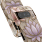 Personalized Lotus Floral Stained Glass Effect Tough Phone Case