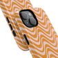 Stylish Tough Magnetic Case for Your iPhone - Trendy Wave Design, Durable Protector, Gift for Her, Cool Tech Accessory, Unique iPhone Cover, Magsafe iPhone Cover.