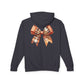 Autumn Highland Cow Charm Lightweight Hooded Sweatshirt