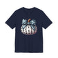 Polka Dot Pumpkin Charm Unisex Jersey Short Sleeve Tee