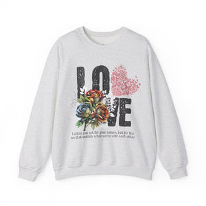 LOVE Always Unisex Heavy Blend™ Crewneck Sweatshirt.