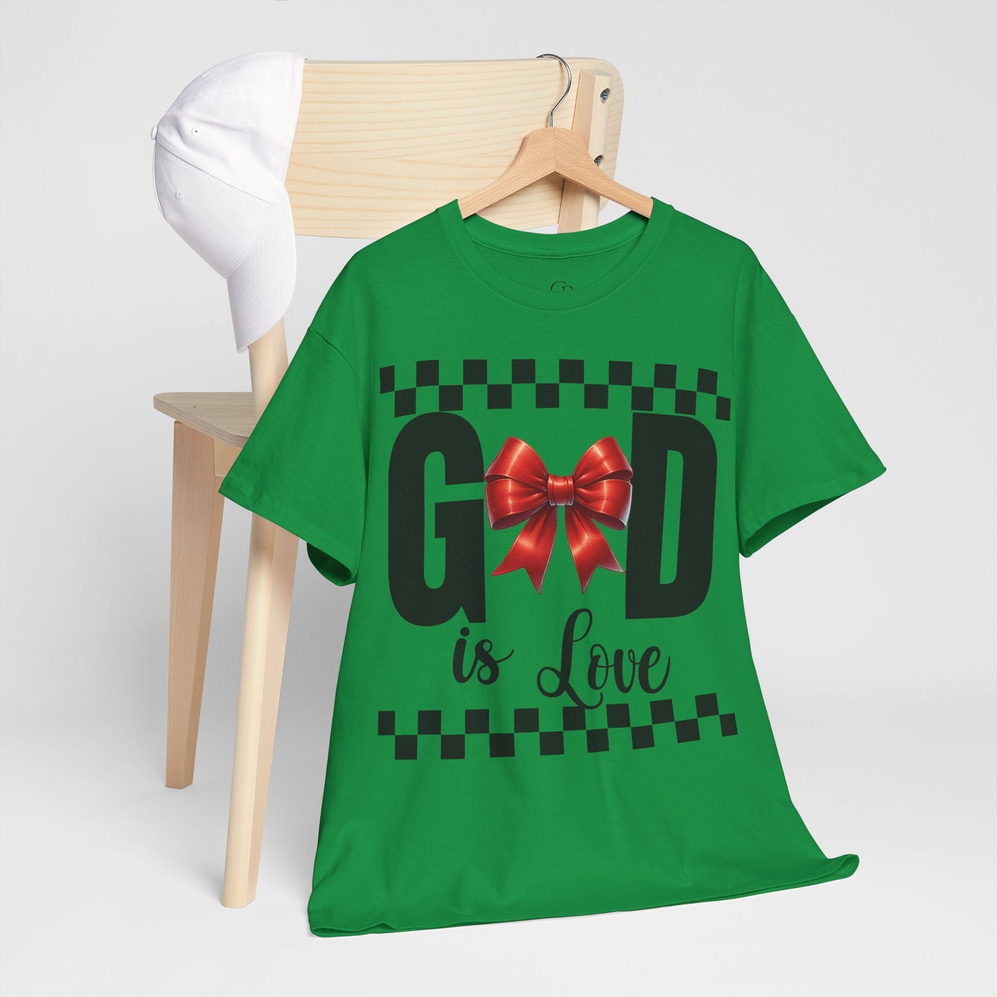 GOD is LOVE Charm Unisex Heavy Gildan Cotton Tee.