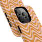 Stylish Tough Magnetic Case for Your iPhone - Trendy Wave Design, Durable Protector, Gift for Her, Cool Tech Accessory, Unique iPhone Cover, Magsafe iPhone Cover.