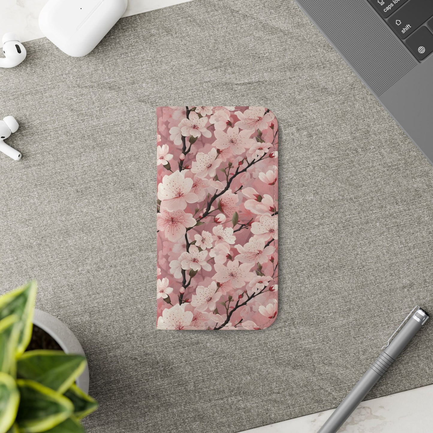 Cherry Blossom Flip Case — iPhone & Samsung Protective Phone Case