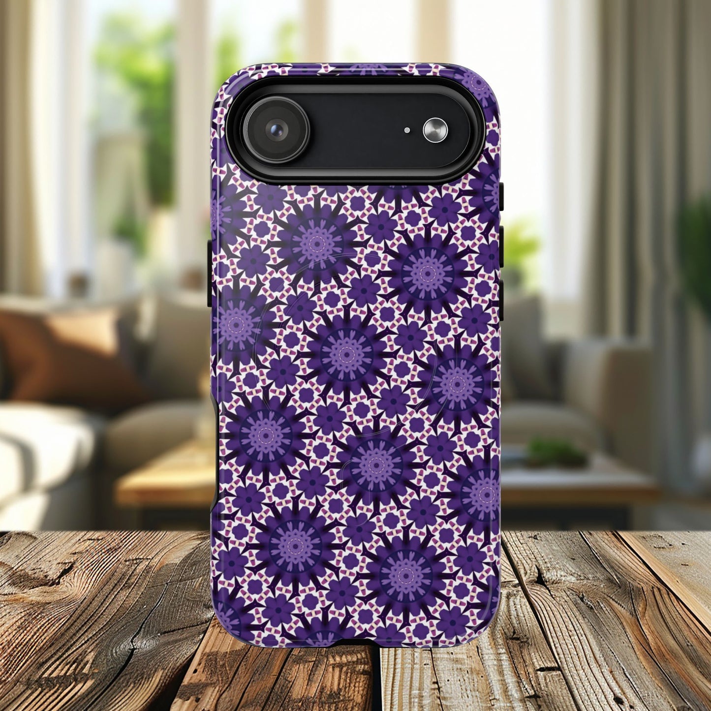Twilight Petal Mirage Magnetic iPhone Cases, Unique Floral Designs, Tough Protection, Gift for Her, iPhone Accessories, Custom Cases