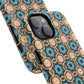 Sahara Star Mosaic Colorful Geometric iPhone Cases, Tough Magnetic iPhone Cases, Vibrant Design iPhone Cover, Durable iPhone Protection, Stylish Tech Accessories.