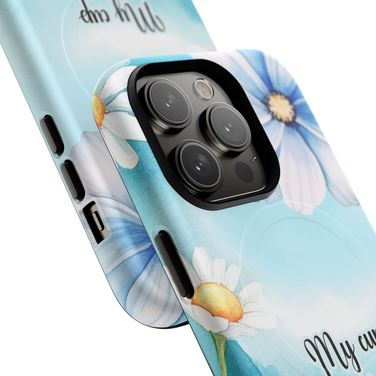 My Cup Overflows Psalm 23:5 | Inspirational Gift, Tough iPhone Magnetic Case | Scripture, Bible Verse, MagSafe® iPhone® Tough Case, iPhone 14, iPhone 15, iPhone 16, Pro, Pro Max, Plus,