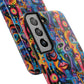 Psychedelic Visions Vibrant Art iPhone and Samsung Phone Case - Stylish Tough Case for Artists & Creatives.