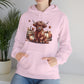 Autumn Highland Cow Charm Unisex Heavy Blend™ Hooded Sweatshirt