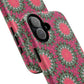 Floral KaleidoBloom iPhone Case, Tough Magnetic Cases, Floral iPhone Cover, Stylish Tech Accessory, Durable Design, Vibrant Gift Idea