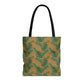 Brown Tropical Bliss Tote Bag