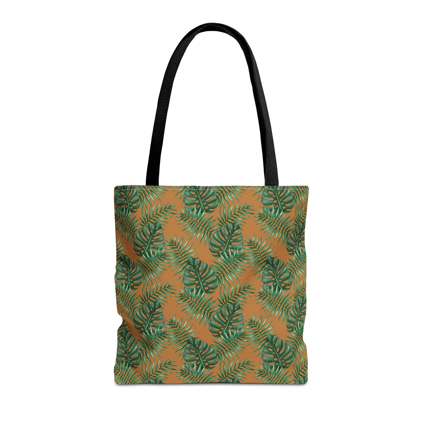 Brown Tropical Bliss Tote Bag